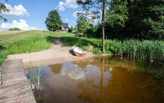Domwigierski Pl -Jeziorki -Gr- Comfort-Ferienhaus-Polen - Wlasna Linia Brzegowa I Sauna Wysoki Most  Luaran gambar