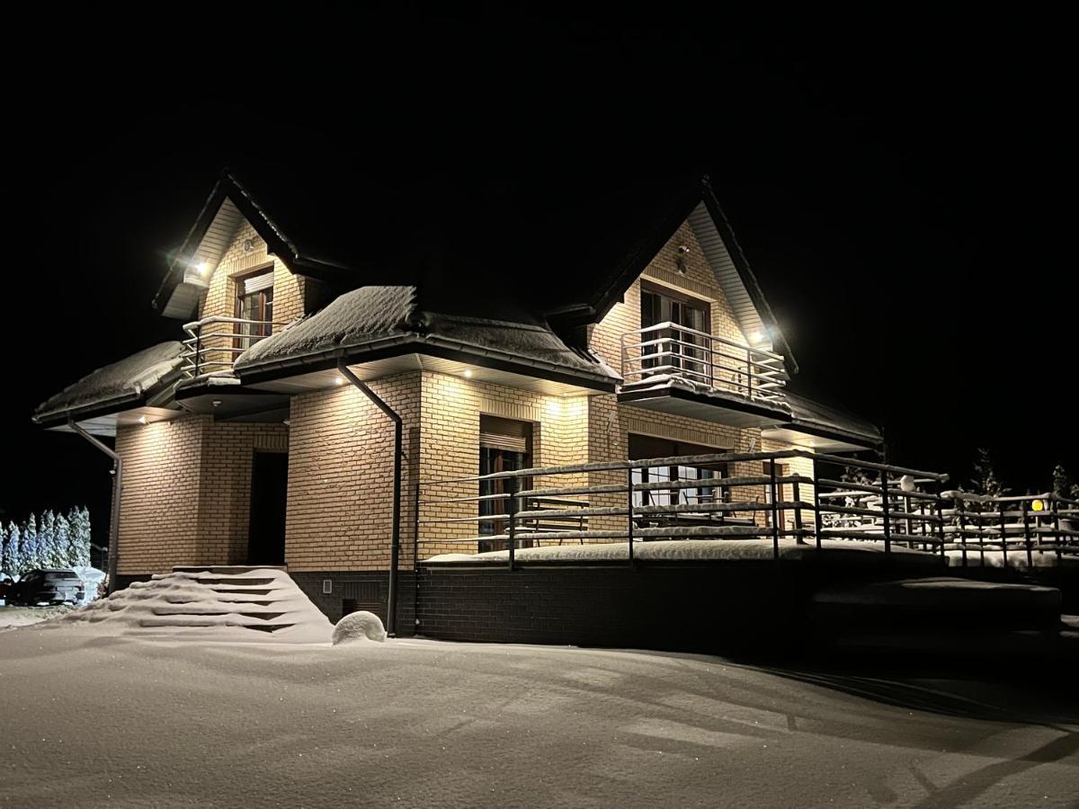 Domwigierski Pl -Jeziorki -Gr- Comfort-Ferienhaus-Polen - Wlasna Linia Brzegowa I Sauna Wysoki Most  Luaran gambar