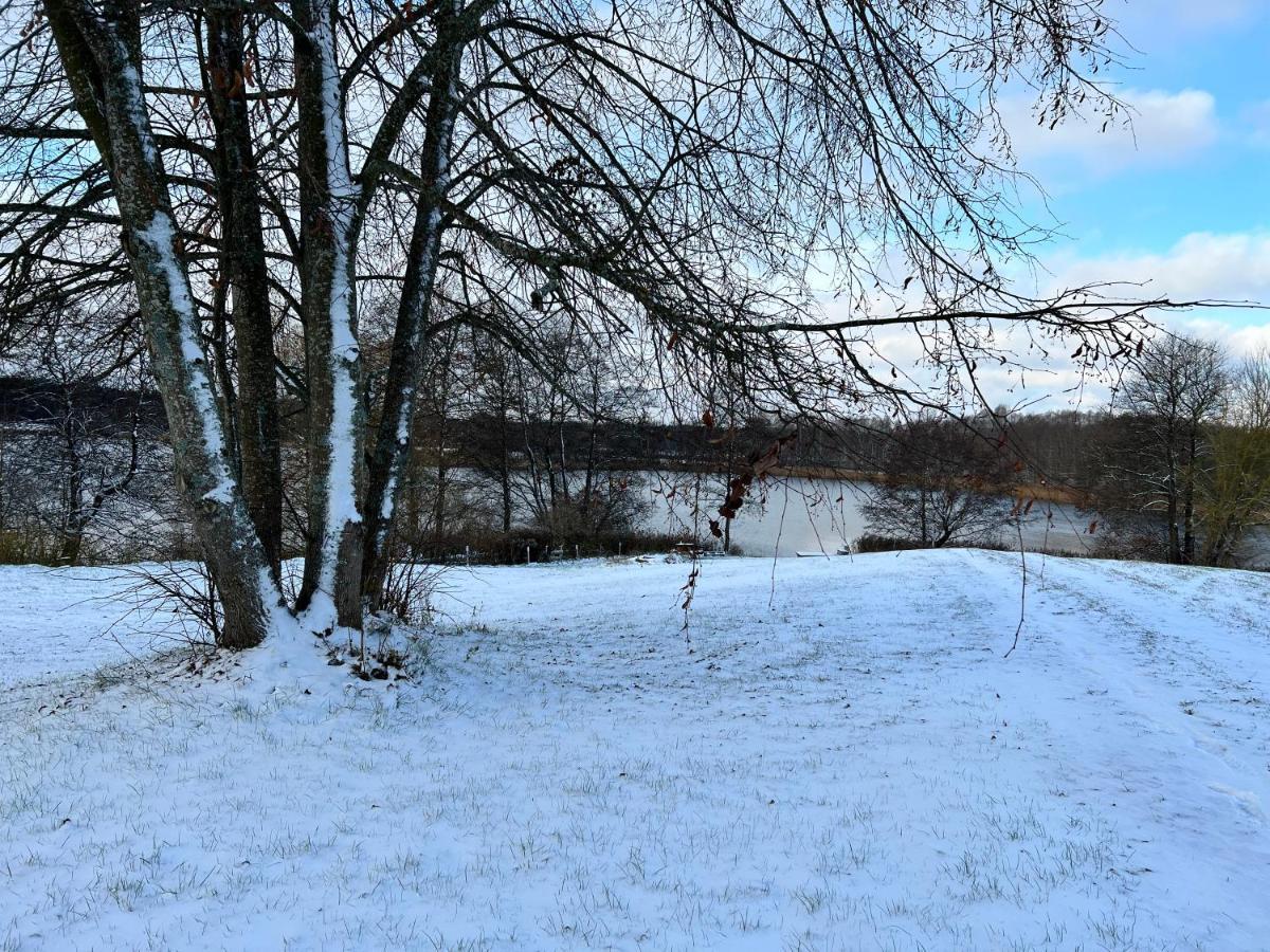 Domwigierski Pl -Jeziorki -Gr- Comfort-Ferienhaus-Polen - Wlasna Linia Brzegowa I Sauna Wysoki Most  Luaran gambar