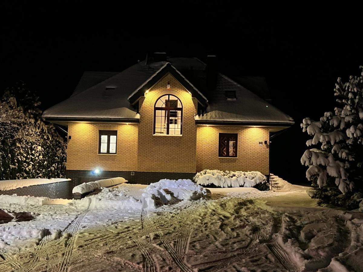 Domwigierski Pl -Jeziorki -Gr- Comfort-Ferienhaus-Polen - Wlasna Linia Brzegowa I Sauna Wysoki Most  Luaran gambar
