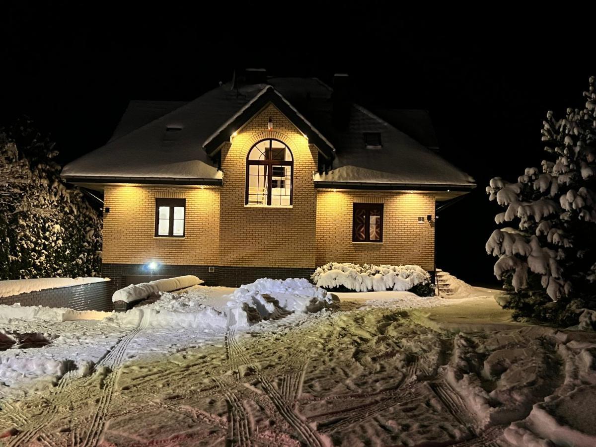 Domwigierski Pl -Jeziorki -Gr- Comfort-Ferienhaus-Polen - Wlasna Linia Brzegowa I Sauna Wysoki Most  Luaran gambar