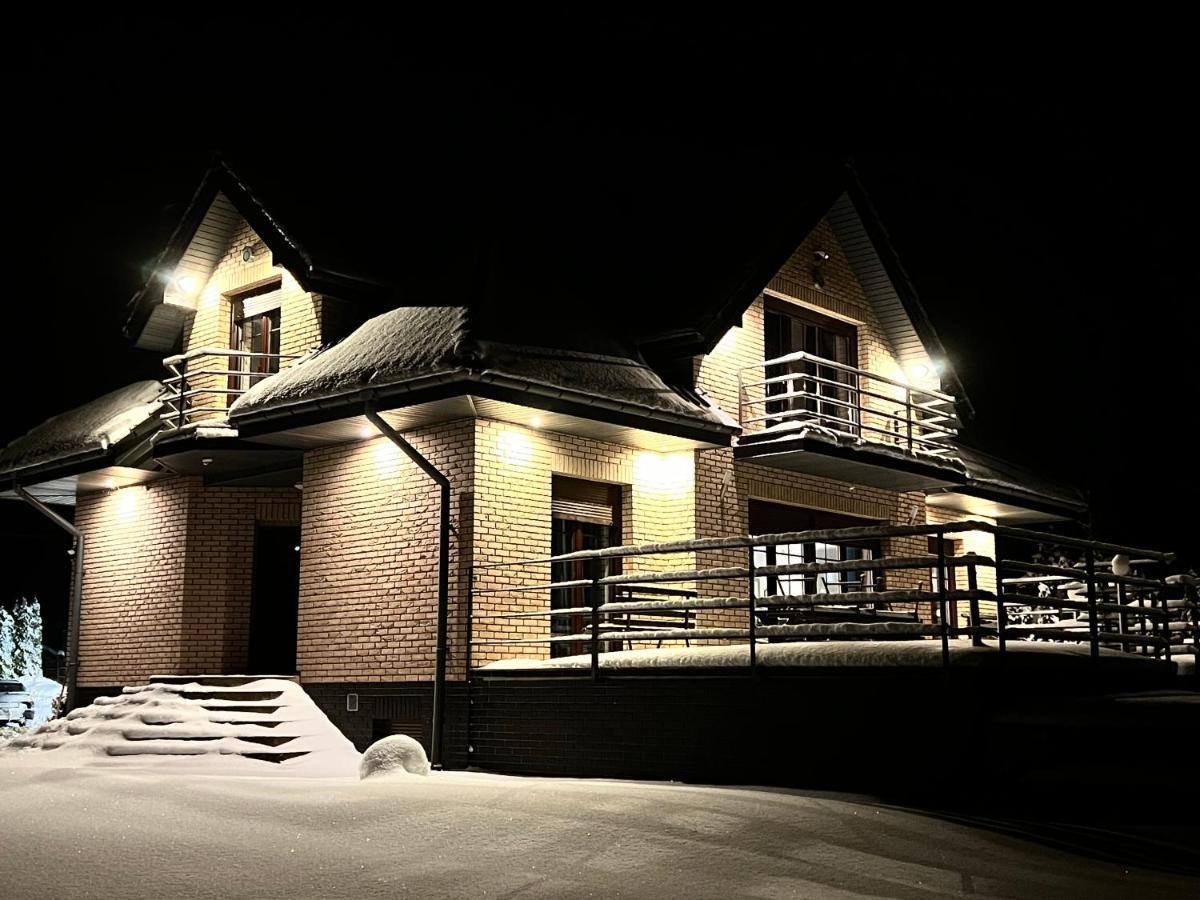 Domwigierski Pl -Jeziorki -Gr- Comfort-Ferienhaus-Polen - Wlasna Linia Brzegowa I Sauna Wysoki Most  Luaran gambar