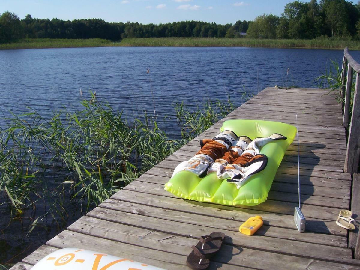 Domwigierski Pl -Jeziorki -Gr- Comfort-Ferienhaus-Polen - Wlasna Linia Brzegowa I Sauna Wysoki Most  Luaran gambar