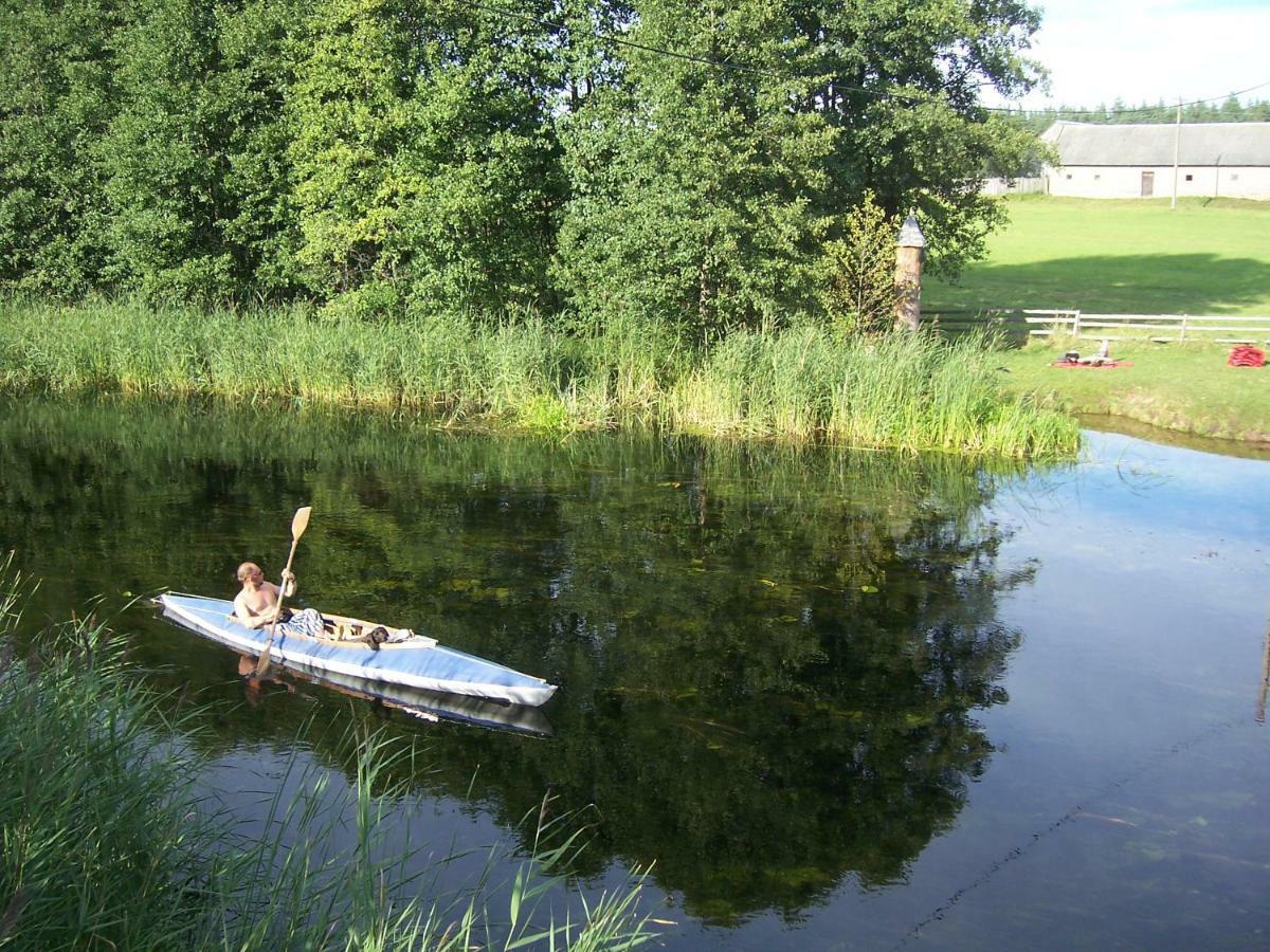 Domwigierski Pl -Jeziorki -Gr- Comfort-Ferienhaus-Polen - Wlasna Linia Brzegowa I Sauna Wysoki Most  Luaran gambar