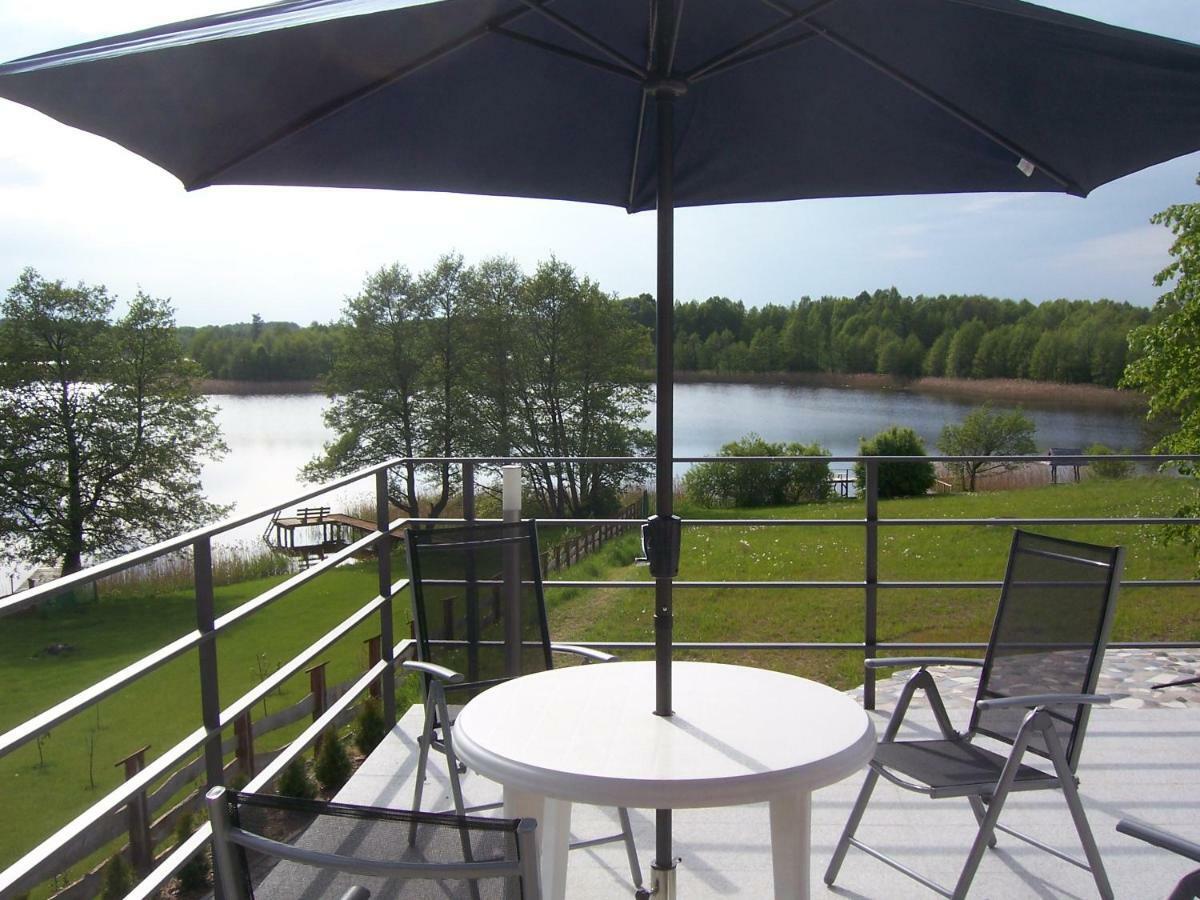 Domwigierski Pl -Jeziorki -Gr- Comfort-Ferienhaus-Polen - Wlasna Linia Brzegowa I Sauna Wysoki Most  Luaran gambar